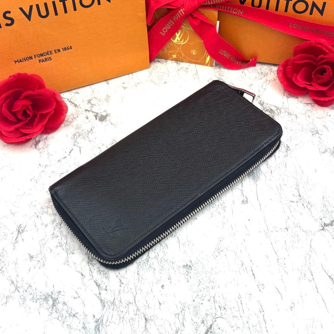 【新型モデル】 ルイヴィトン タイガ ヴェルティカル 長財布 ラウンドファスナー