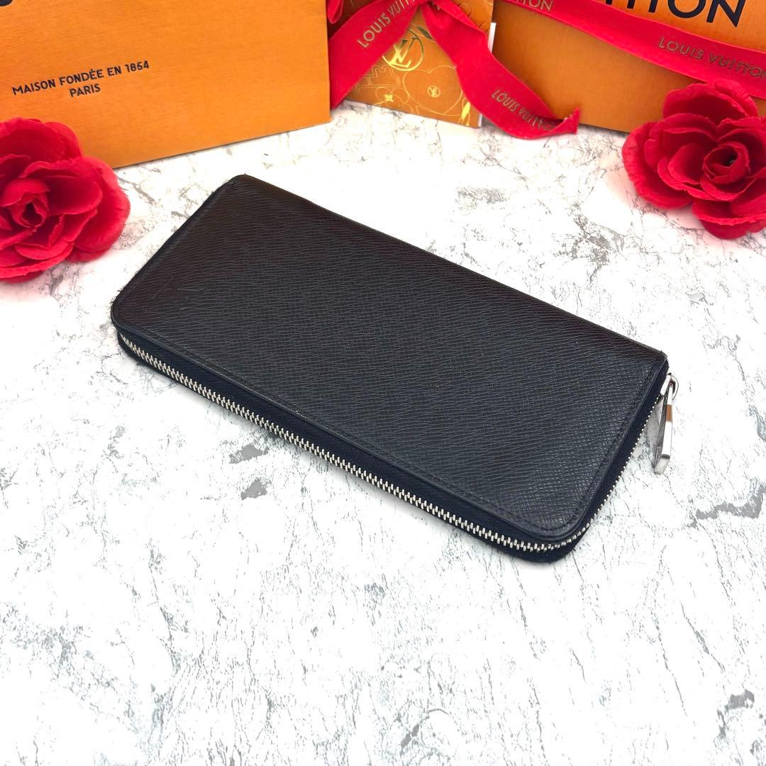 【新型モデル】 ルイヴィトン タイガ ヴェルティカル 長財布 ラウンドファスナー