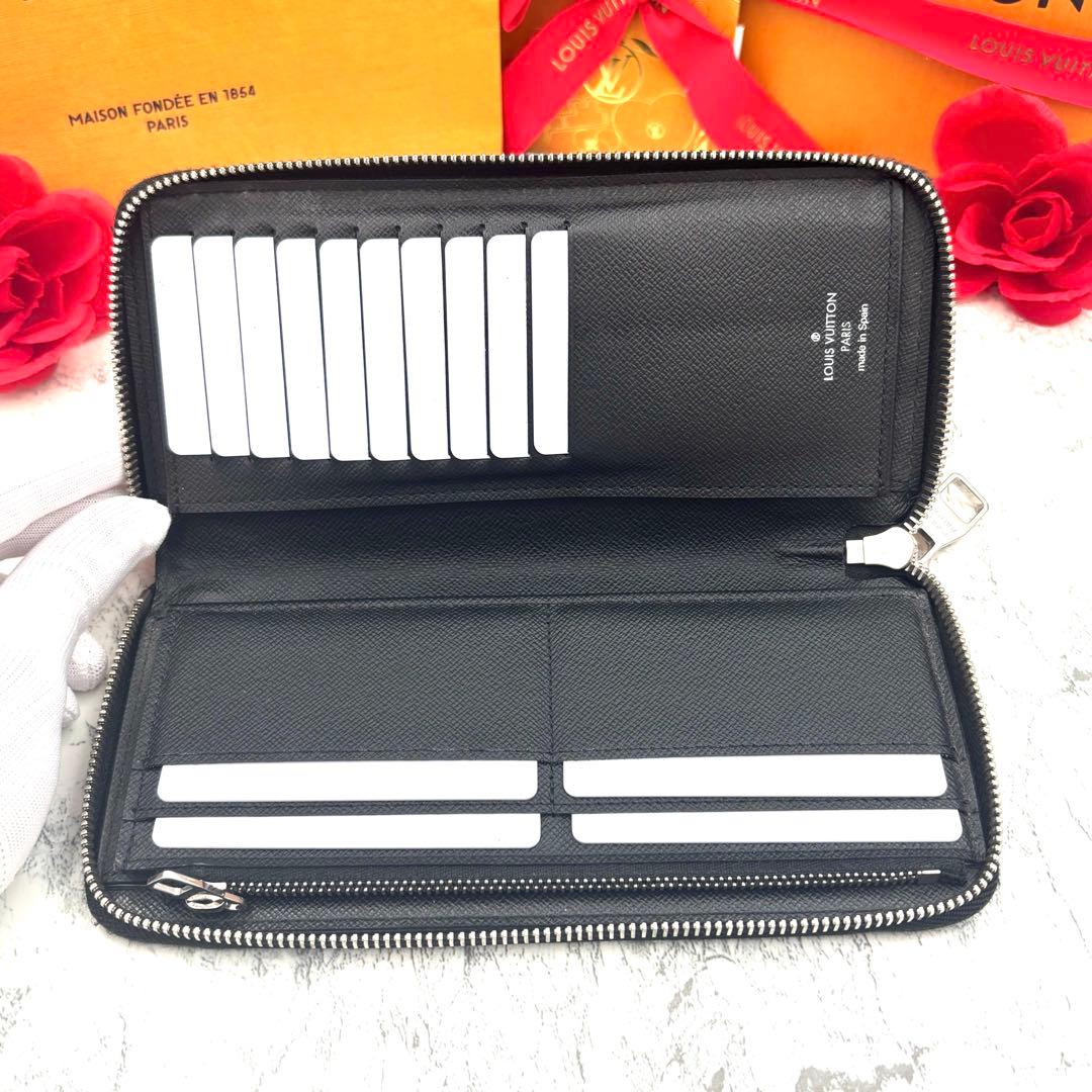 【新型モデル】 ルイヴィトン タイガ ヴェルティカル 長財布 ラウンドファスナー