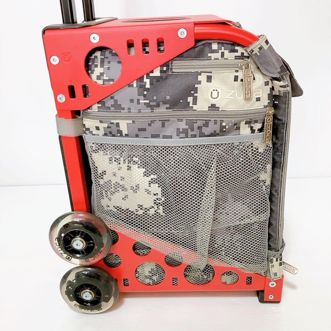 【極美品】ZUCA（ズーカ）スポーツキャリーバッグ　迷彩　カモ　希少色