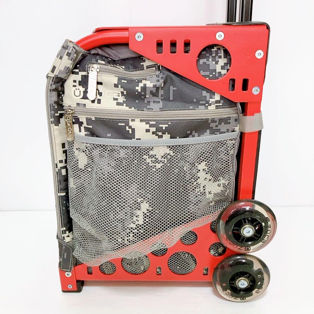 【極美品】ZUCA（ズーカ）スポーツキャリーバッグ　迷彩　カモ　希少色
