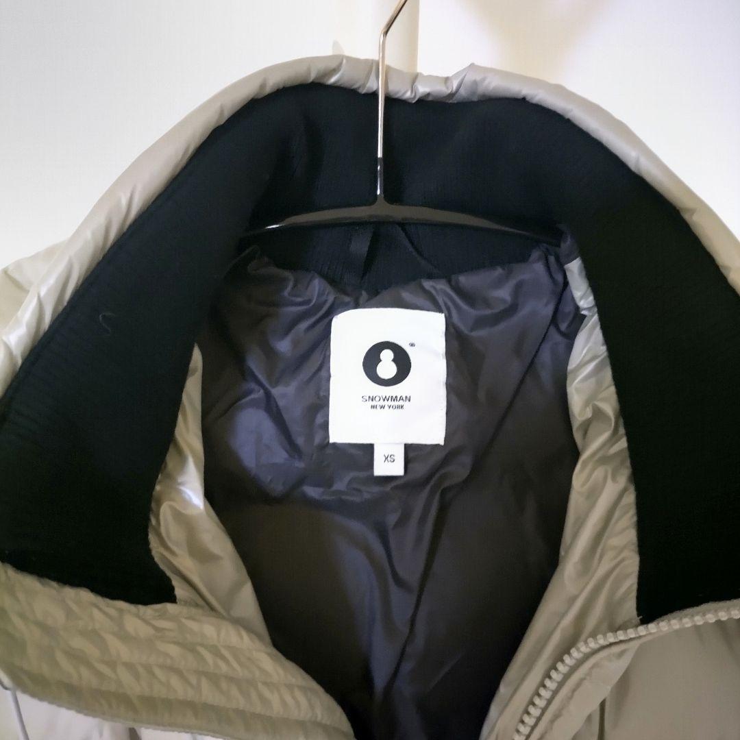 【未使用級】スノーマン ニューヨーク リアルファー ダウンコート グレー XS