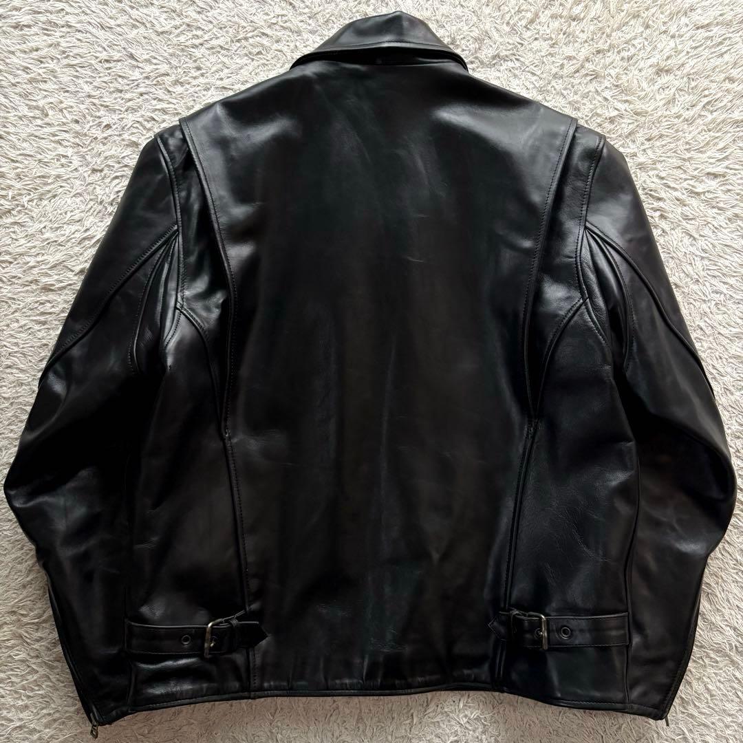 ★ホースハイド 3Ⅼ★ WIND ARMOR シングル ライダース 韓国 黒