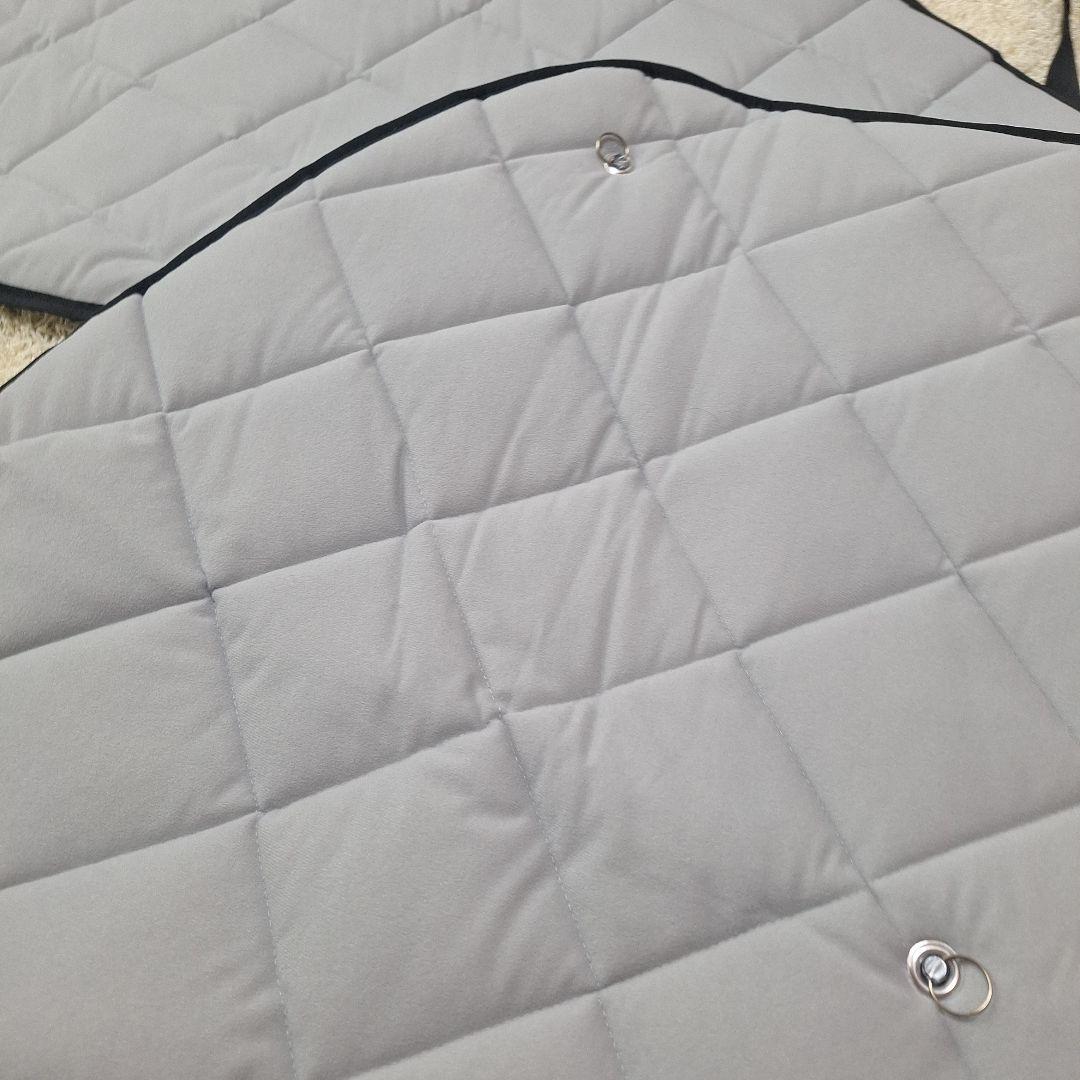 新品未使用カムロードアイズシエードフロントカバー グレー 3枚セット