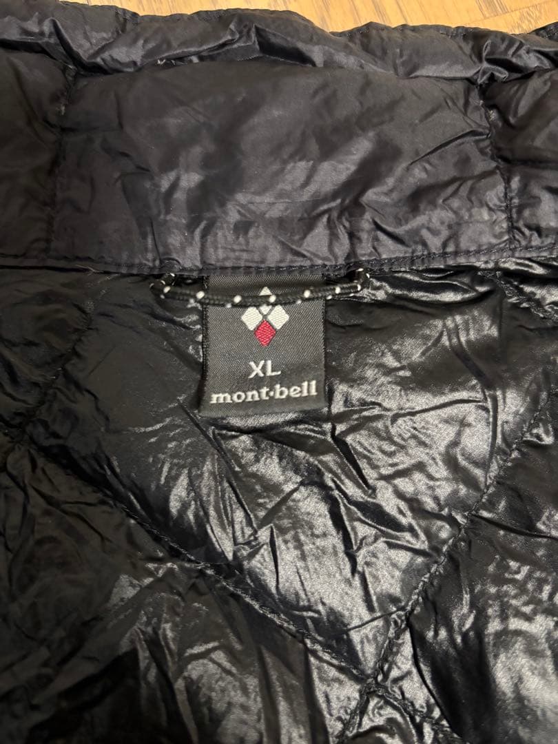 mont-bell EXダウン800ダウンジャケット ブラックXL レディース