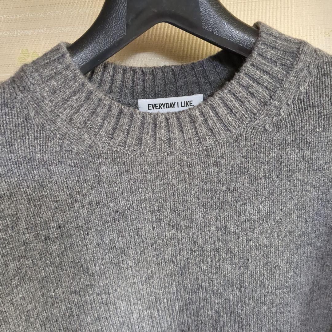 Deuxieme Classe ニット グレー クリーニング済