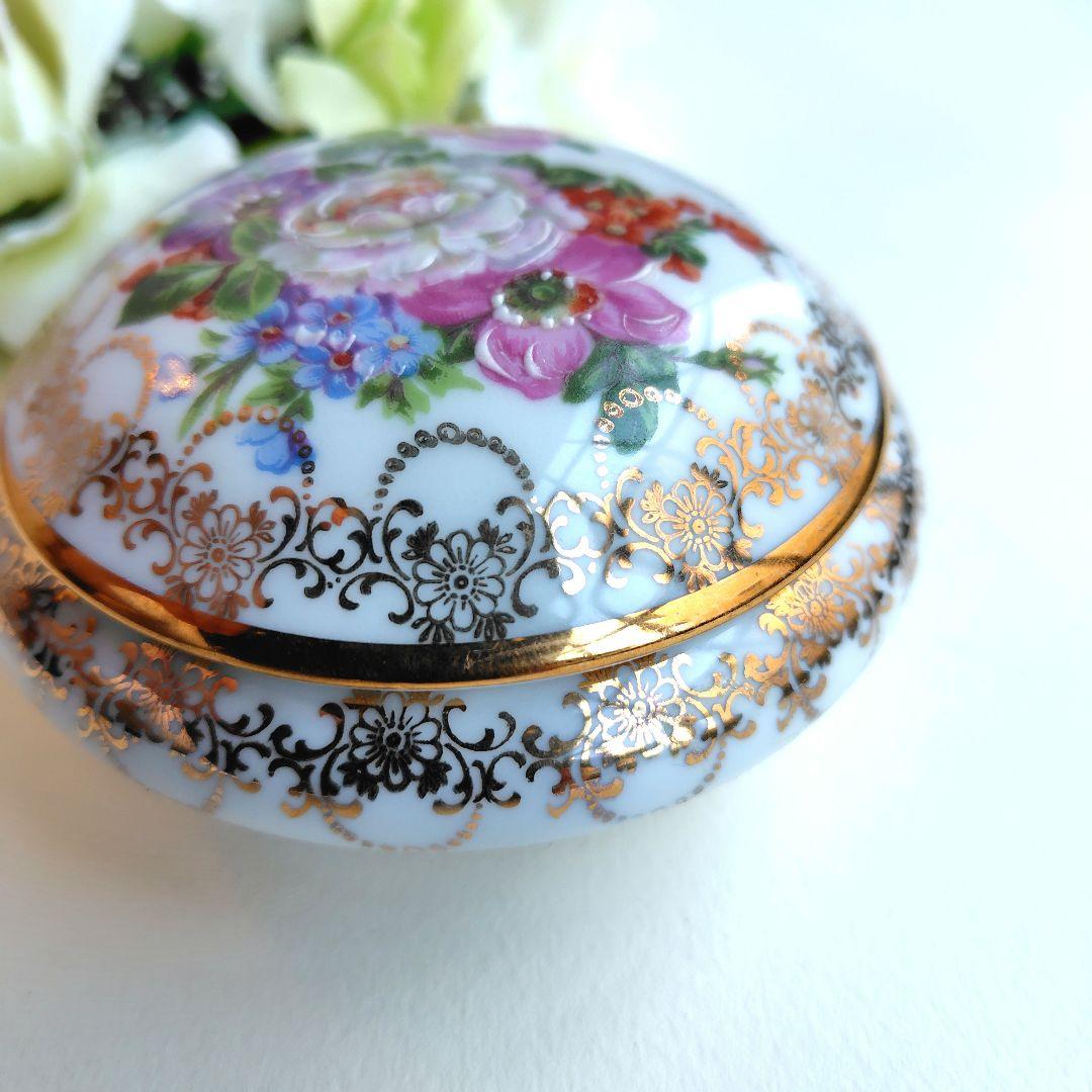 アンティーク　リモージュ　小物入れ　キャンディBOX