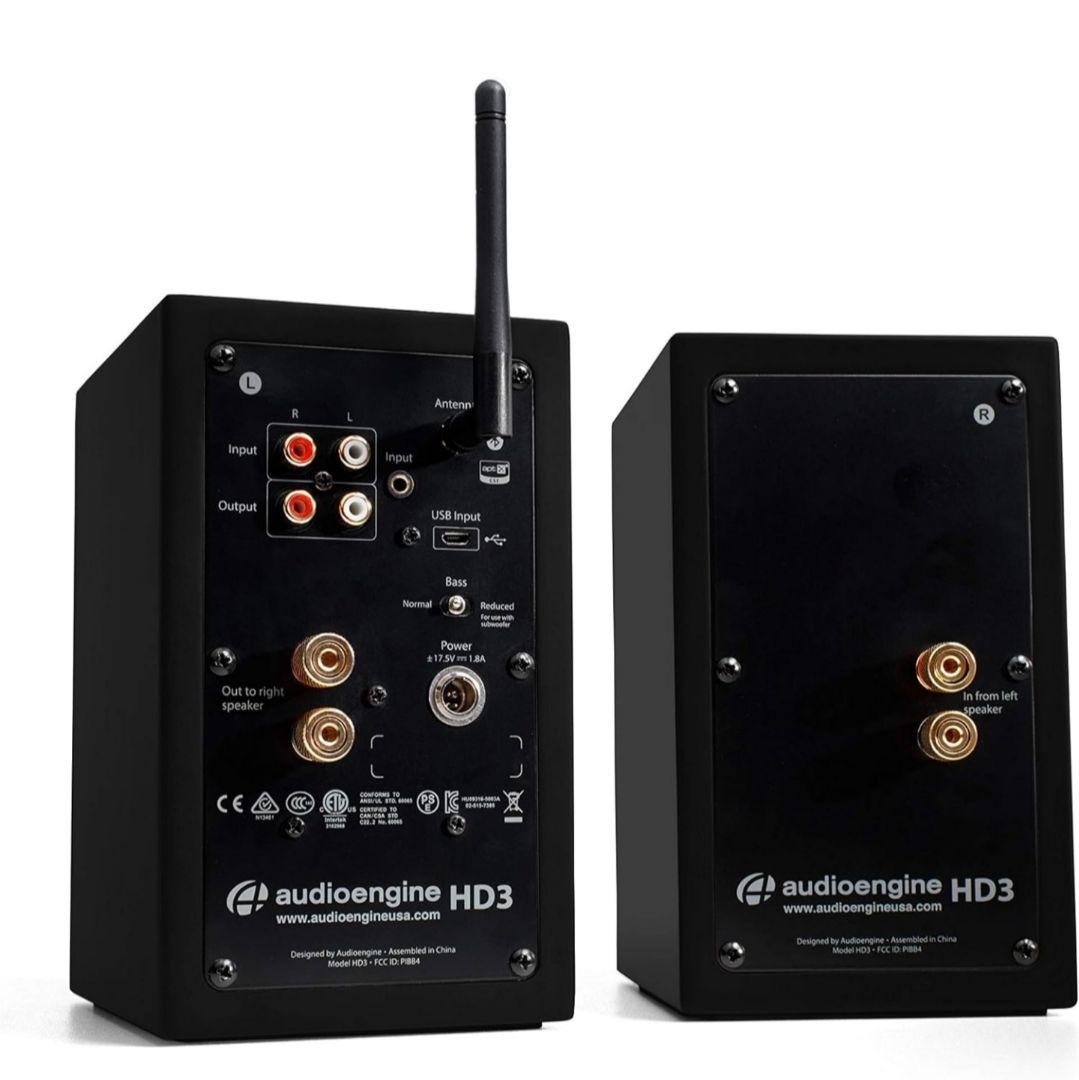 Audioengine HD3 ワイヤレス・パワードスピーカー (ブラック）