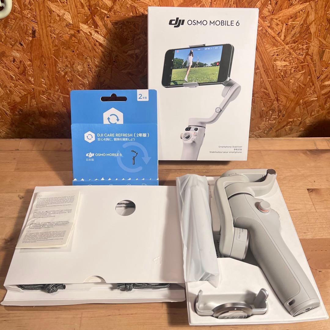 DJI Care Refresh保証付DJI Osmo Mobile 6ジンバル