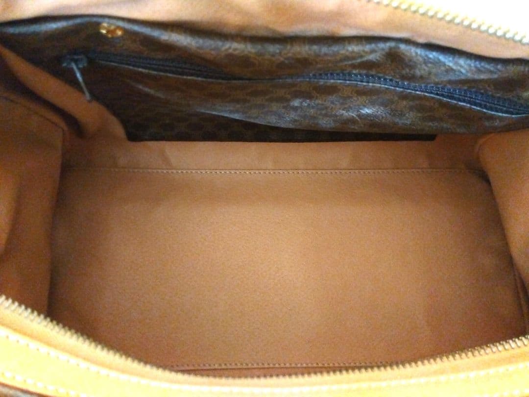 CELINE マカダム柄　ボストンバッグ　※比較的きれいなお品かと思います！