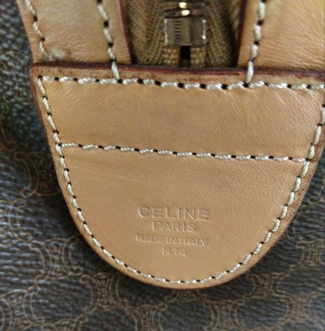 CELINE マカダム柄　ボストンバッグ　※比較的きれいなお品かと思います！