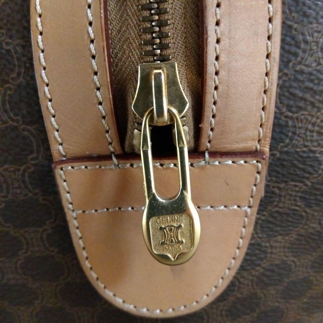 CELINE マカダム柄　ボストンバッグ　※比較的きれいなお品かと思います！