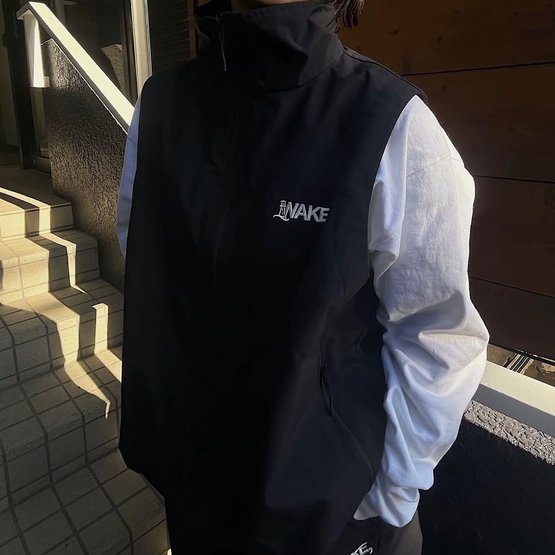 ジャケット・アウター WAKE 3LAYER Nylon Vest WK NAVY L