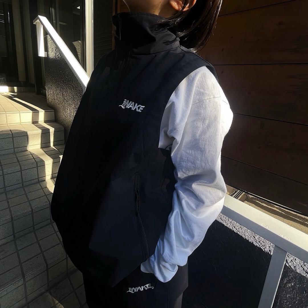 ジャケット・アウター WAKE 3LAYER Nylon Vest WK NAVY L