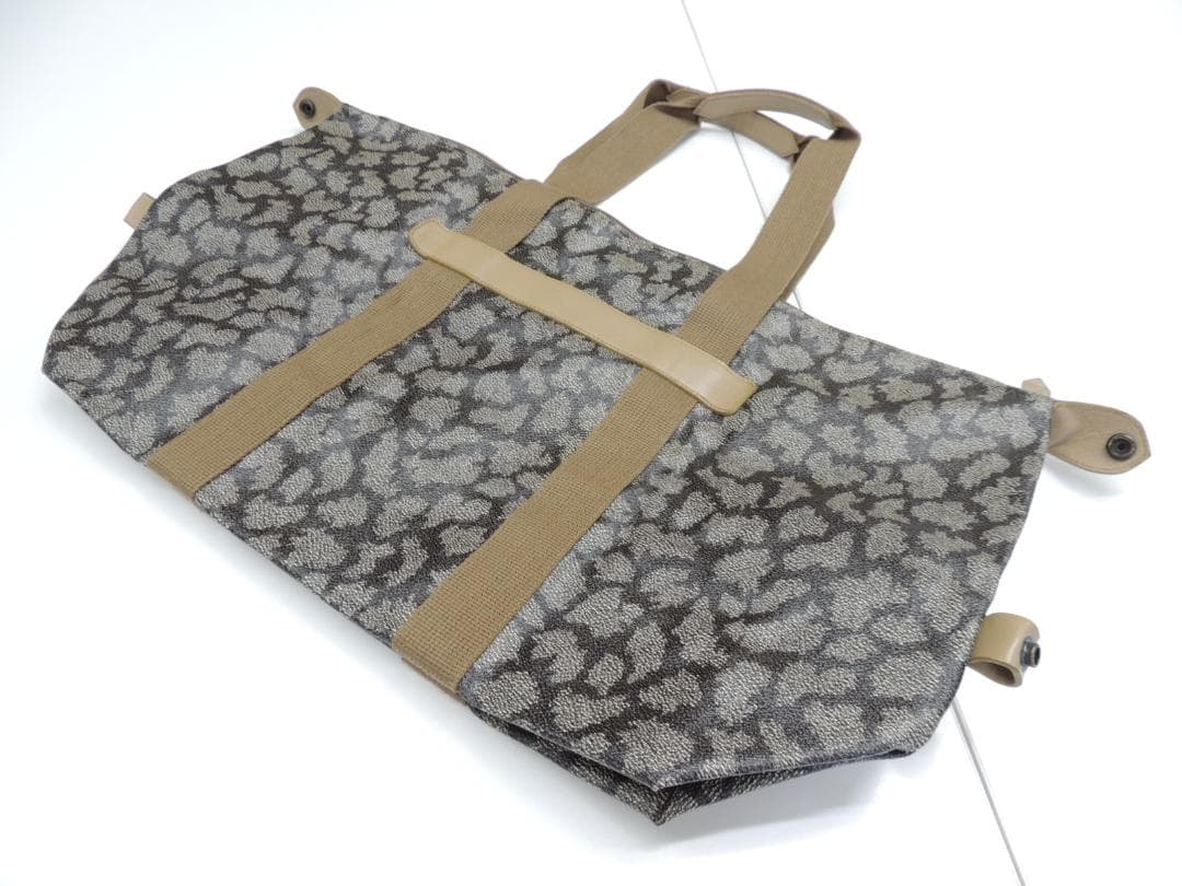 VINTAGEイブサンローラン ジラフ柄 ポーチ ボストンバッグ セカンドバッグ