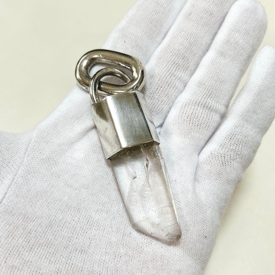 は*ら様 パーツオブフォー タリスマン 極太クリスタル 天然水晶 ネックレス 魔