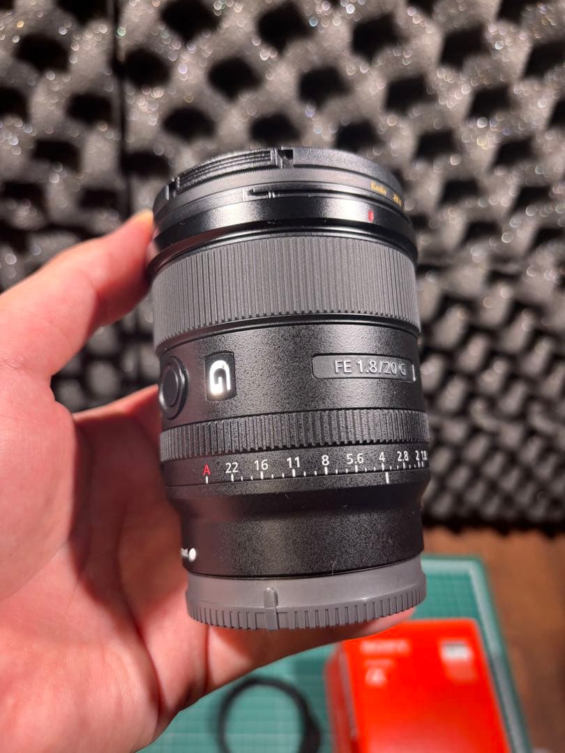 美品おまけ付FE 20mm F1.8 G SEL20F18G+可変ND