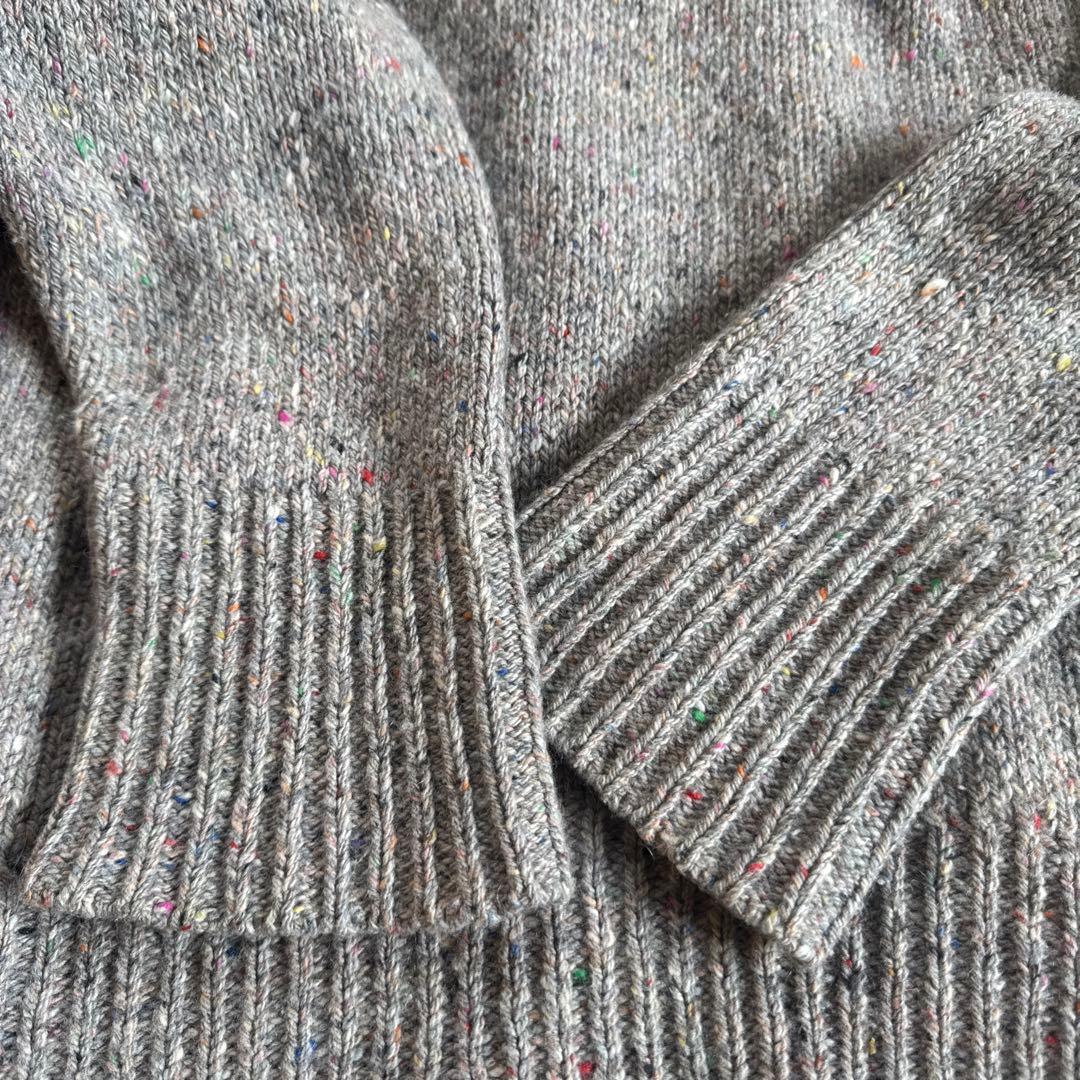 ギャルリーヴィー ファインウールタートルネックニット ライトグレー