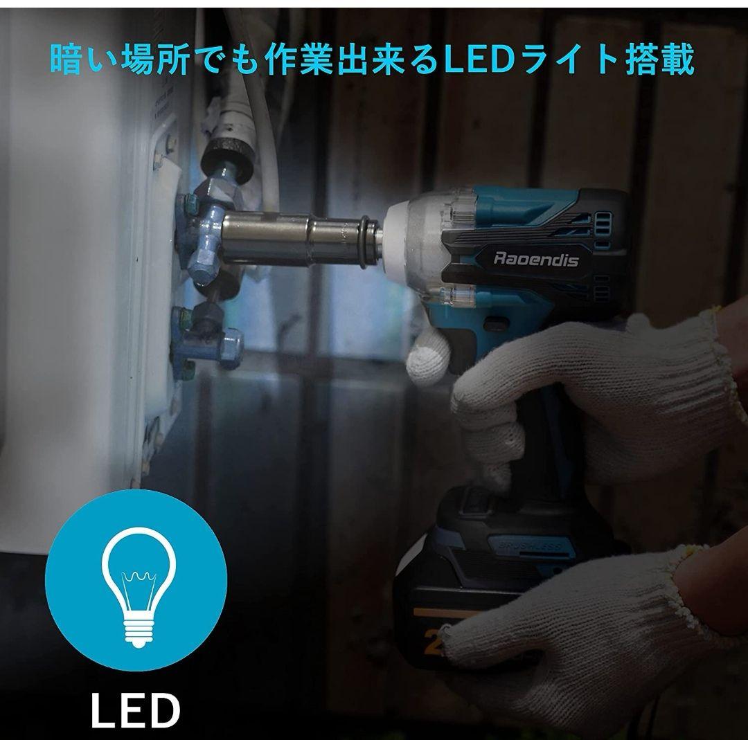 電動インパクトレンチ 21V 充電式