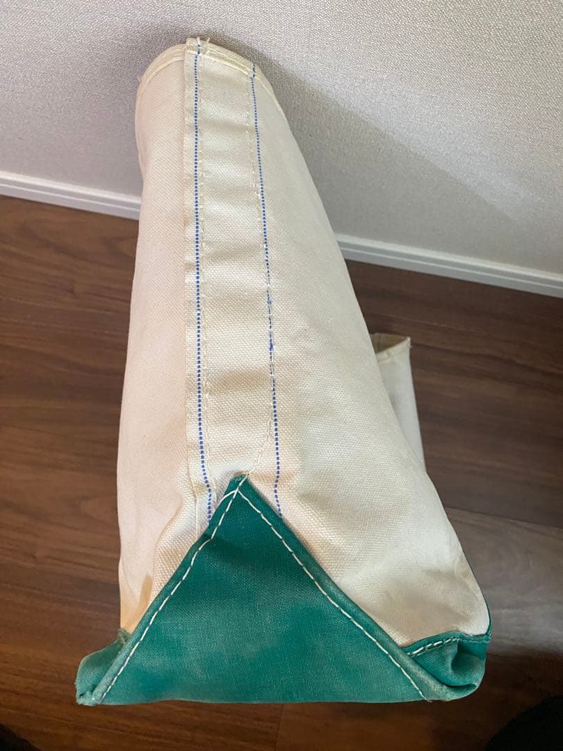 美品　ギザタグ LL Bean トート グリーン L ビーン 80s