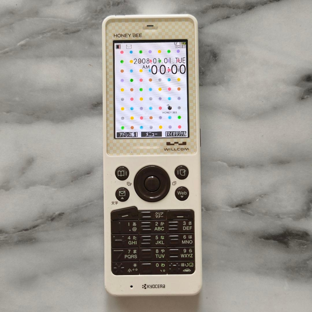 わけあり　WILLCOM　HONEY BEE　2個セット　ウィルコム　ハニービー