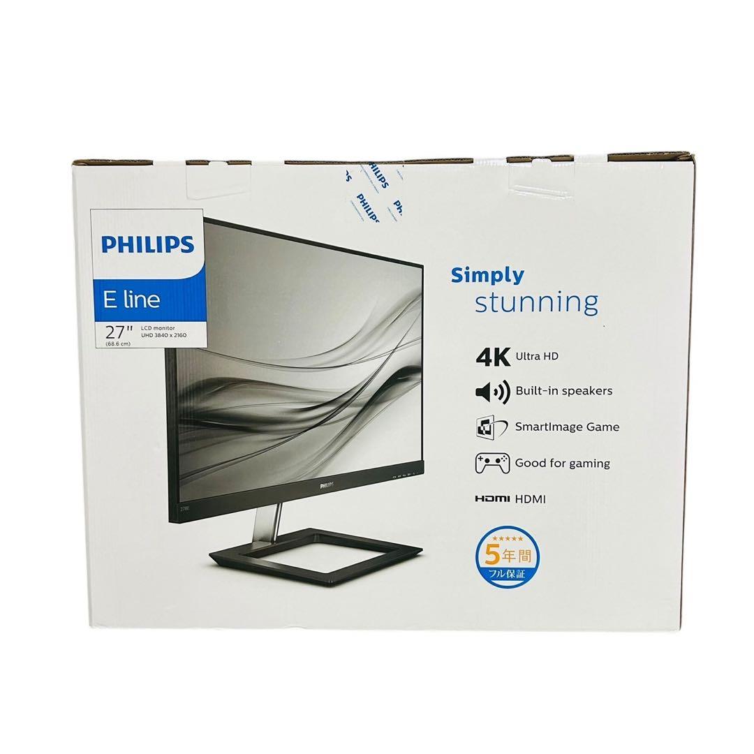 【新品未開封品】PHILIPS 27インチ4Kディスプレイ 278E1A/11