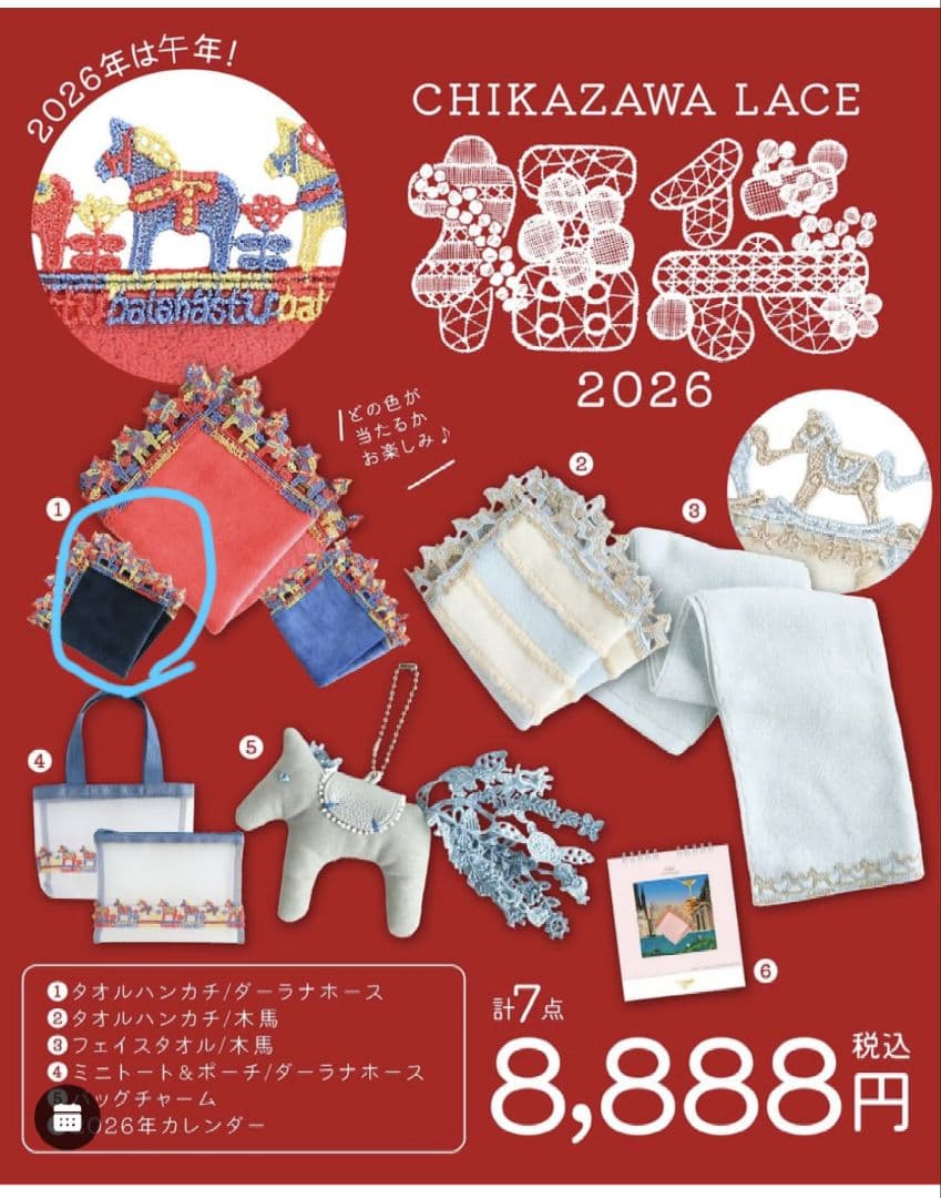 【新品】近沢レース 福袋 ★抜き取りなし★