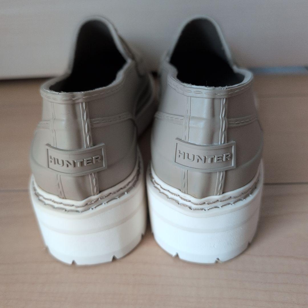 新品　HUNTER 　ハンター リファインドステッチペニーローファー