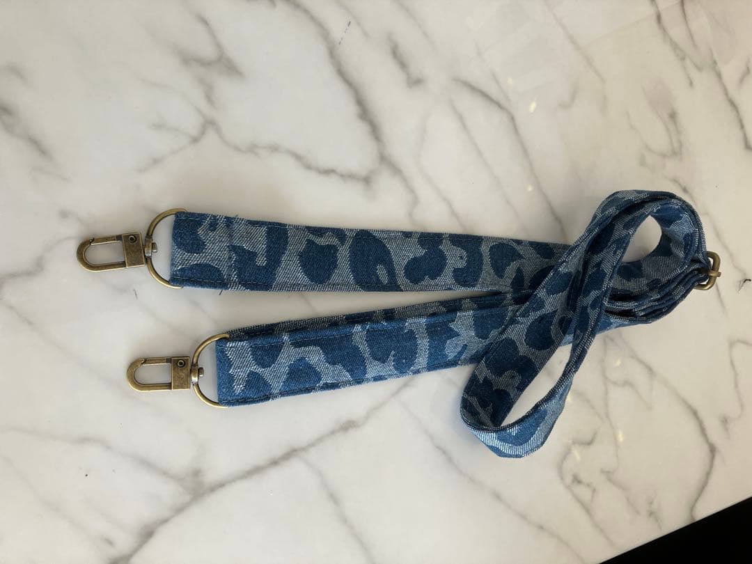 943Hiroko Higa 大きめヒョウ柄デニムリメイクバック