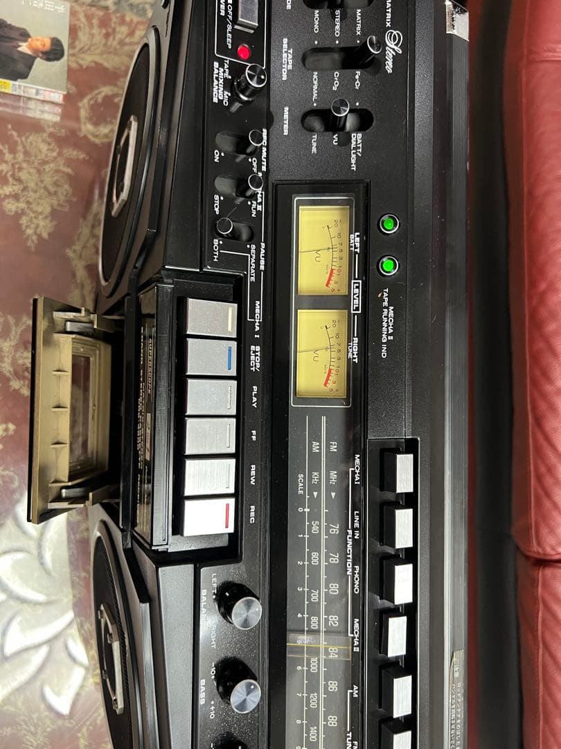 昭和レトロマランツ　ラジカセCRS-4800メンテナンス済み中古動作品美品