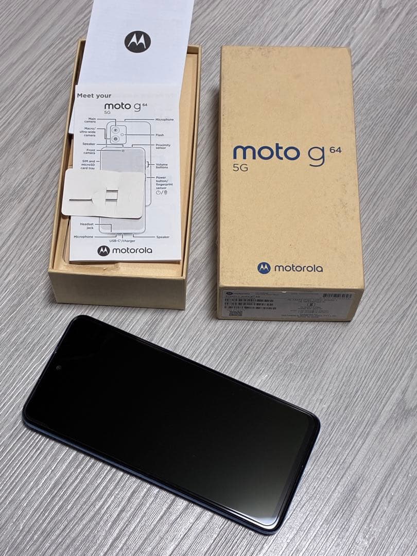 希少16GB海外版！MOTOROLA moto g64 5G 美品 256GB
