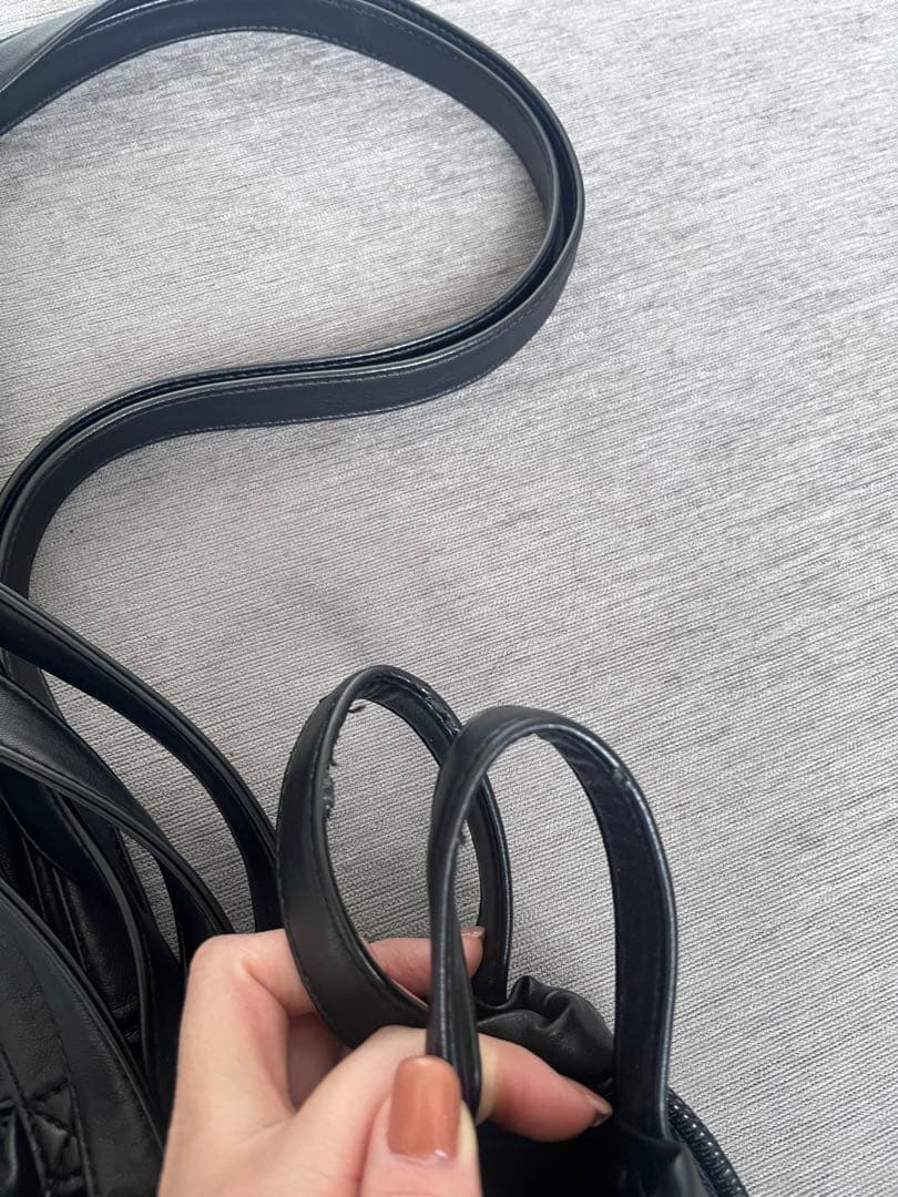 MM6 3way フェイクレザートートバッグ