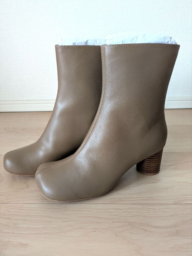 スローブイエナ スクエアトゥショートブーツ