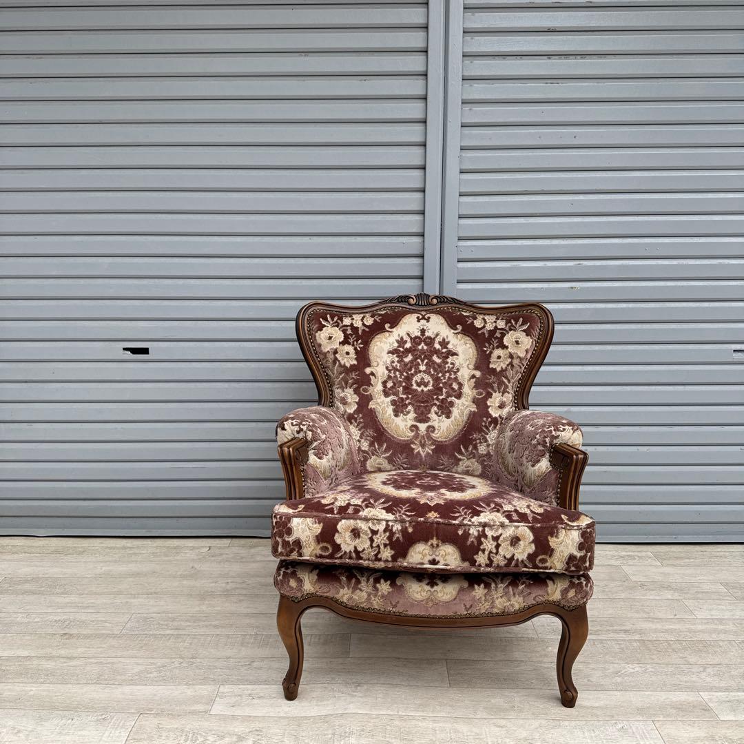 karimoku 金華山　カリモク 1人掛けソファ 鋲打ち ヴィンテージ