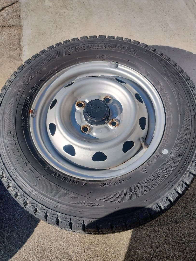 ※商品説明必読※スタッドレス 145R12 6PR スタッドレスセット ①