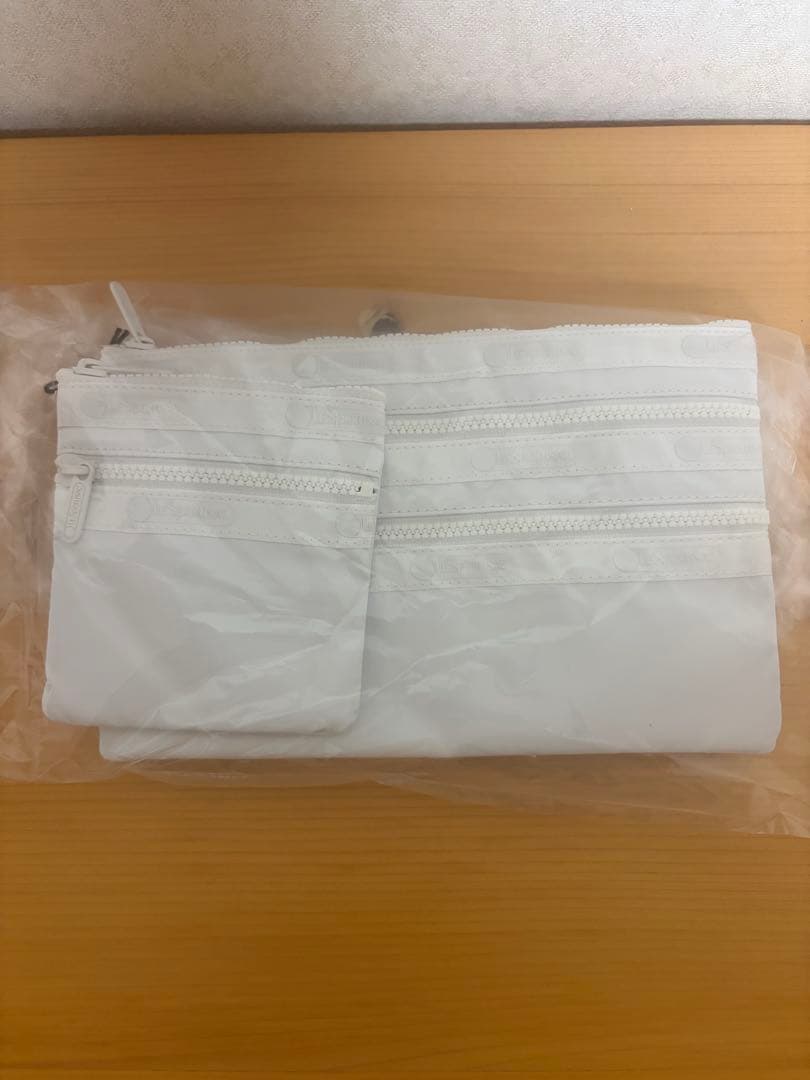【ひとりっぷ(R)×LeSportsac】ZIP POUCH SET3