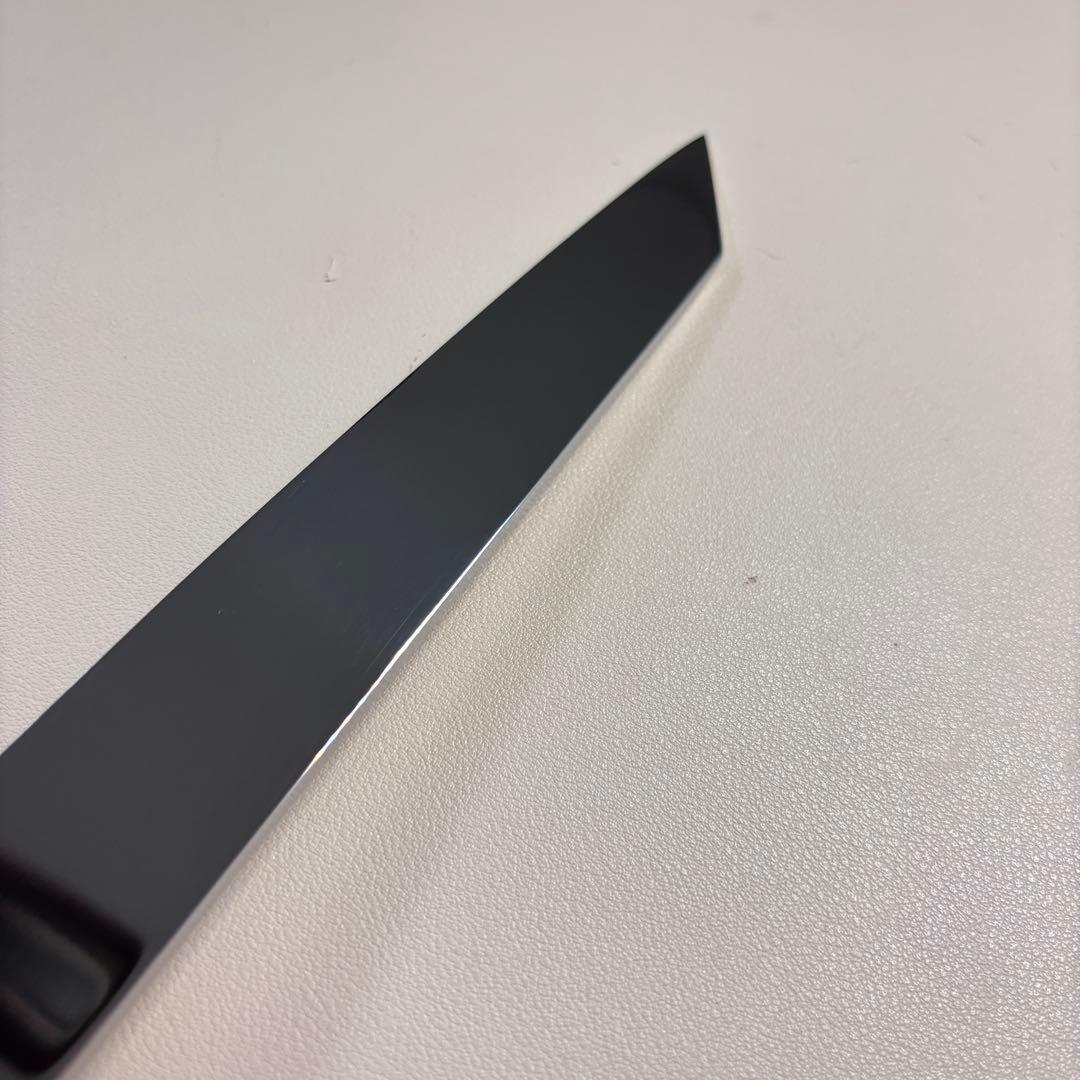 270mm 切付柳刃包丁 鏡面　黒檀黒水牛八角柄 刺身包丁 【全鋼】'ᗤ