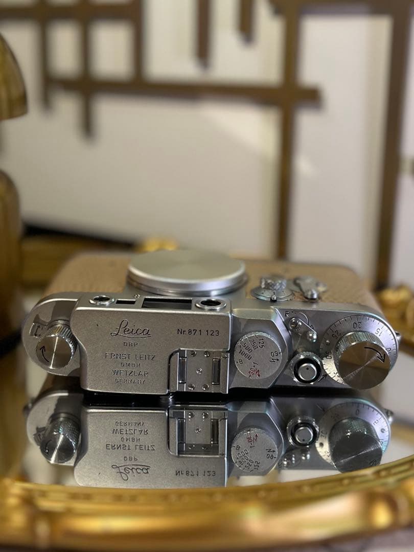 Leica ⅢG 本革リザード張替 レンズElmar 50mm f3.5