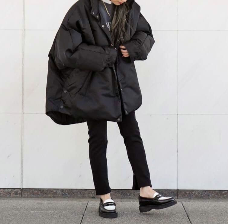 【新品】BERENICE　ブラックオーバーダウンジャケット