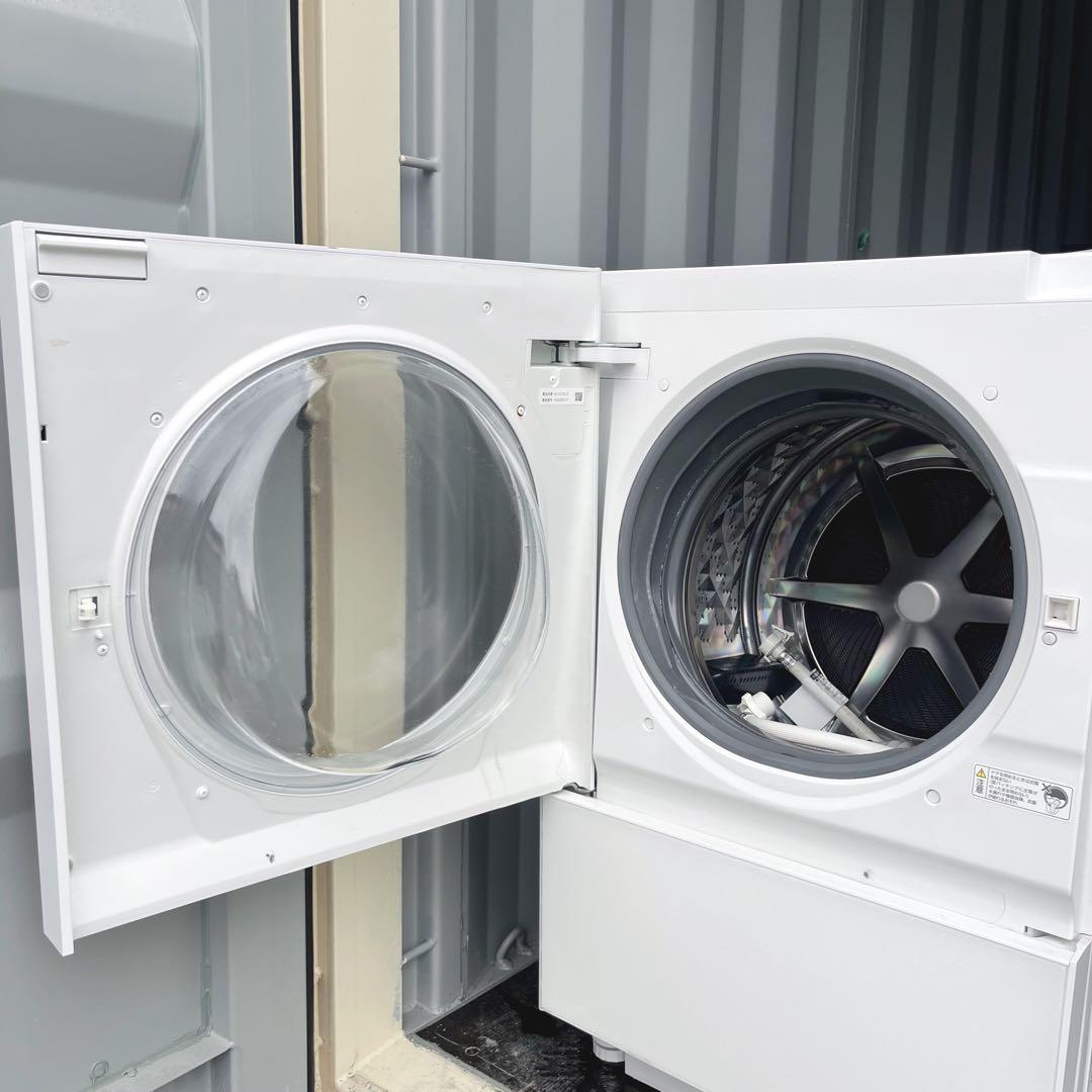 61取付無料！パナソニックキューブル おしゃれデザインドラム式洗濯機！冷蔵庫