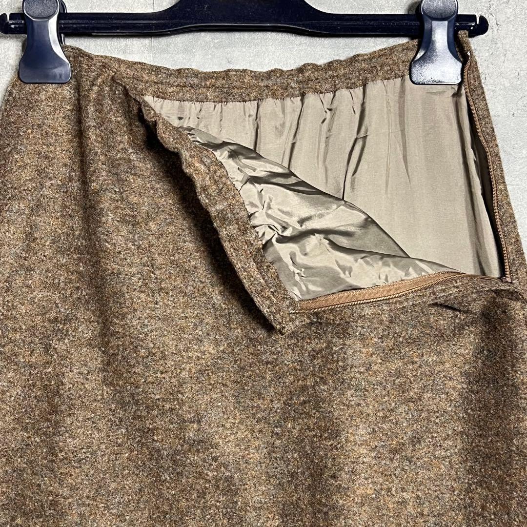 JURGEN LEHLヨーガンレールの上質なメルトンウールスカート　サイズM