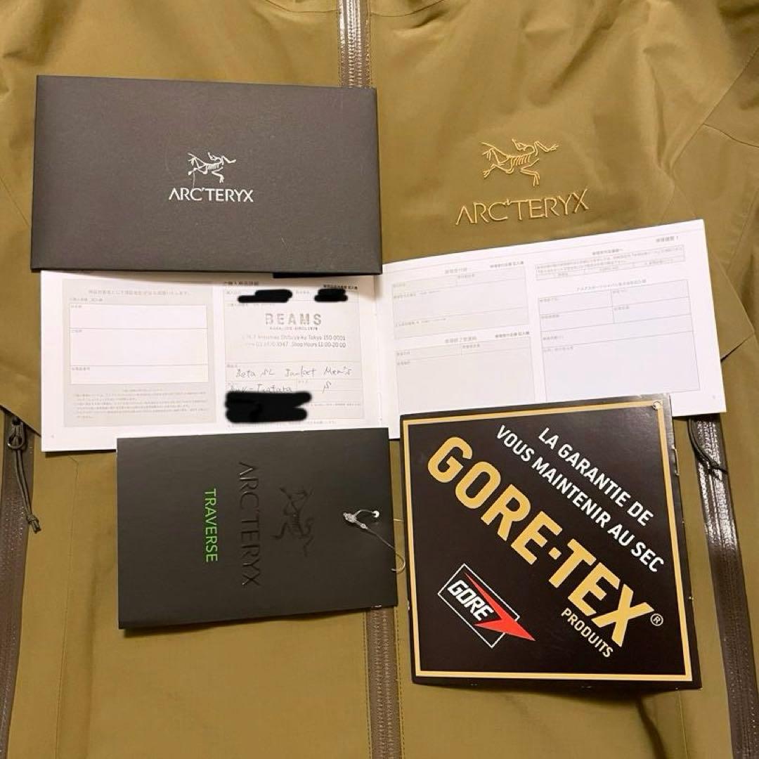 激レア 美品 ARC'TERYX BEAMS 別注 BETA SL 金ロゴ刺繍