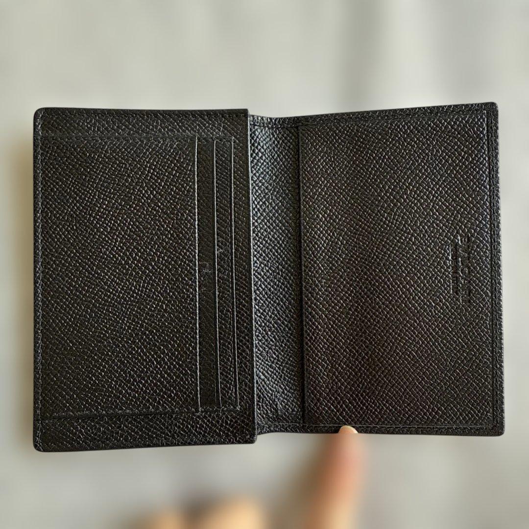 BVLGARI 黒レザー名刺入れ