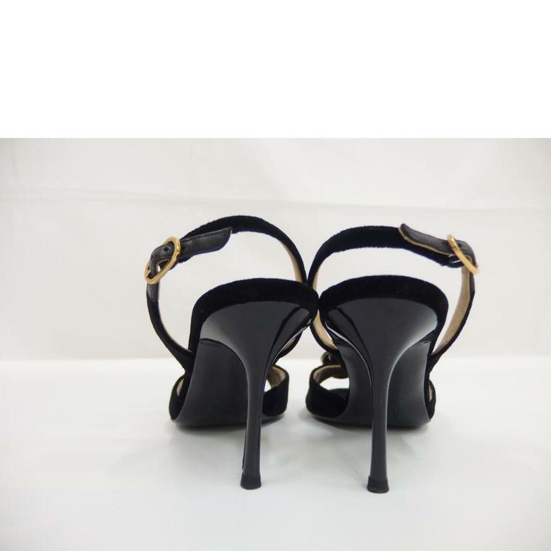 【極美品】CHANEL シャネル/カメリアベロアパンプス/サイズ37