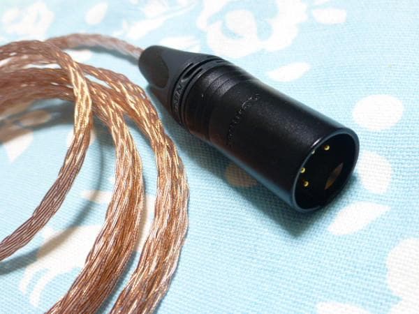 D8000 HiFiMAN Pure OCC 16芯 XLR 4ピン 200cm