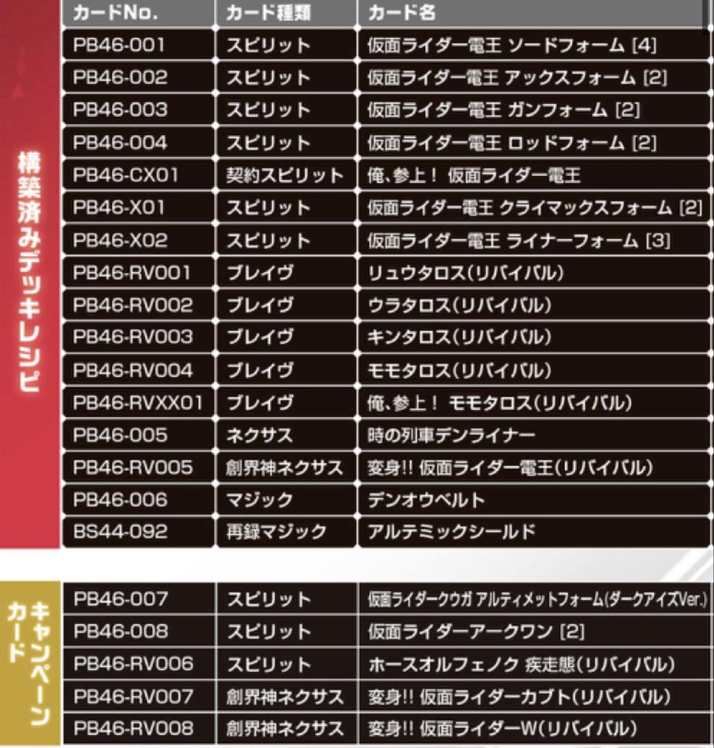 コラボスターターセット 仮面ライダー 時刻の特異点【PB46】　3コン
