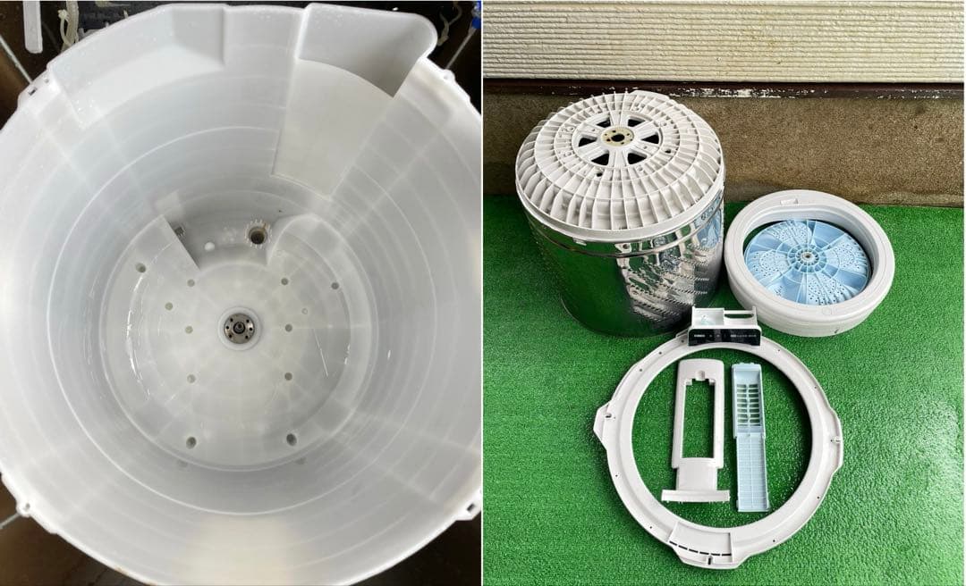 636分解洗浄済み✨ 生活家電2点セット 冷蔵庫 洗濯機 一人暮らし ブラック