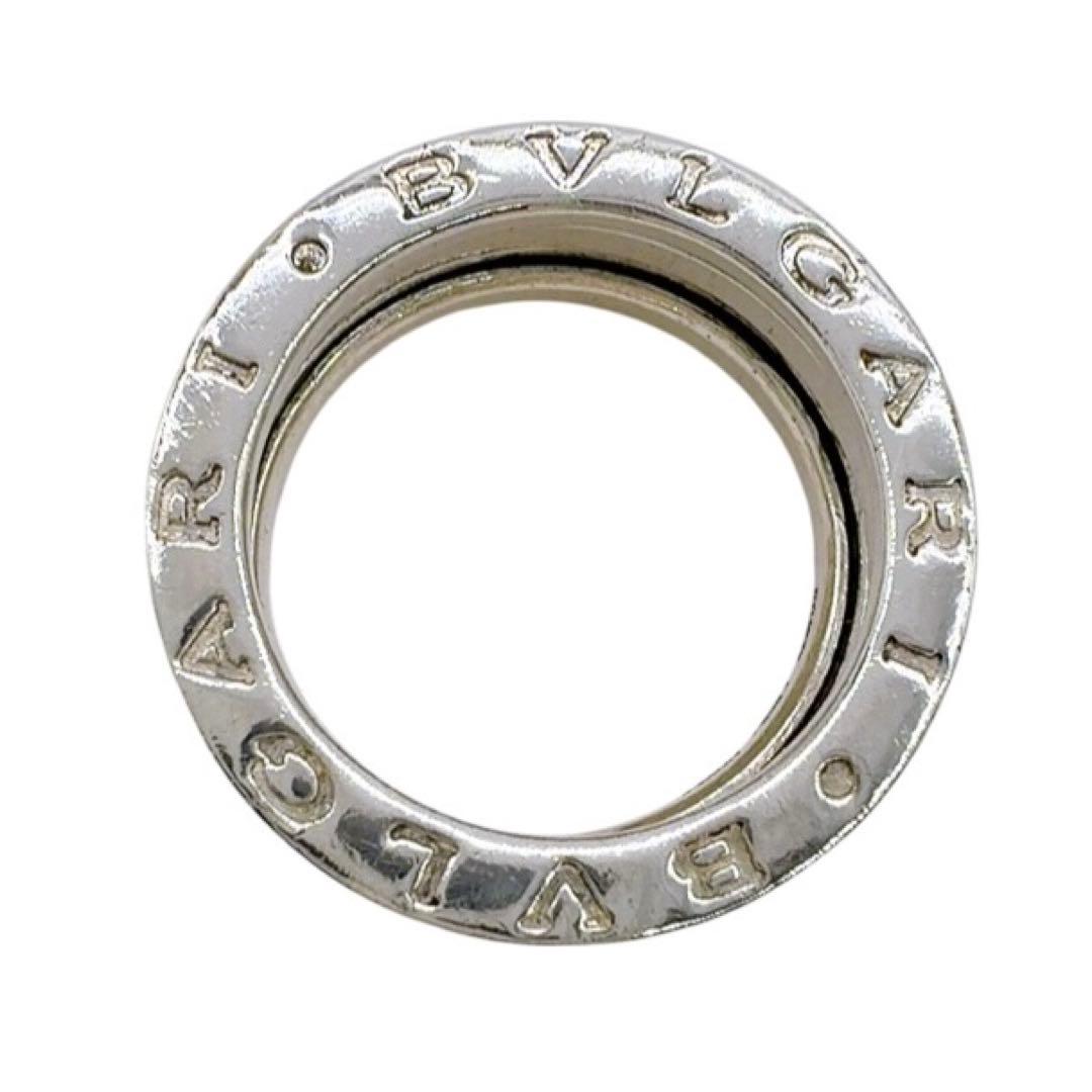 【美品】ブルガリ ビーゼロワン リング 10号 シルバー 925 ダブルロゴ