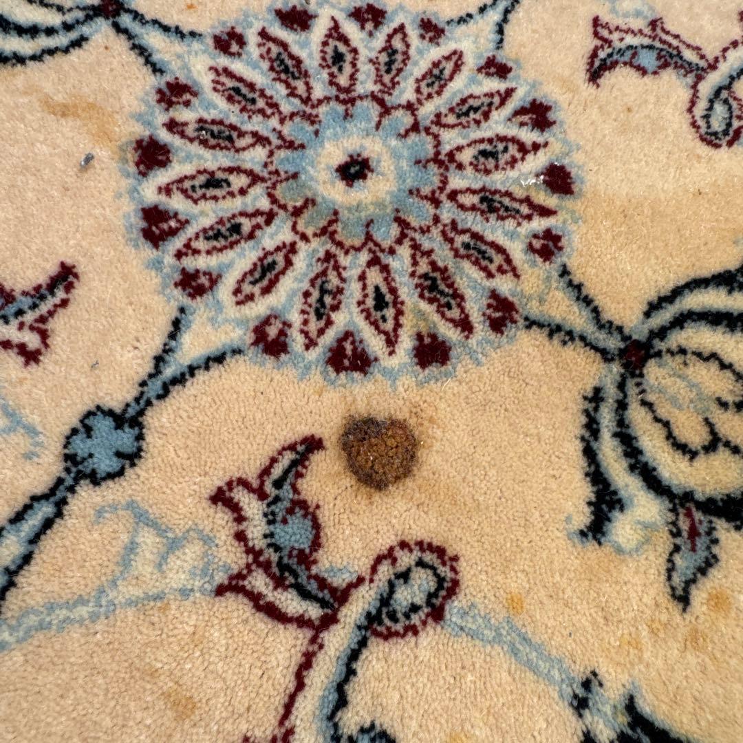 イラン製ウールラグ 200x250 cm ベージュ