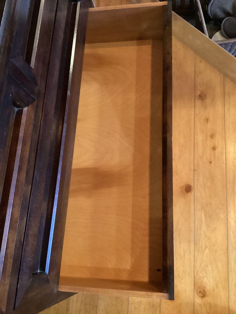 松本民芸　ミラー付きドレッサー　鏡台　チェスト